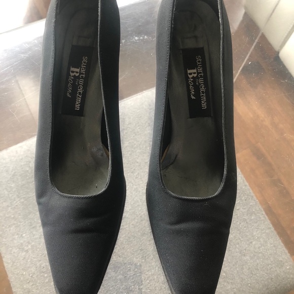 Stuart Weitzman for Browns black fabric heels - Picture 2 of 4